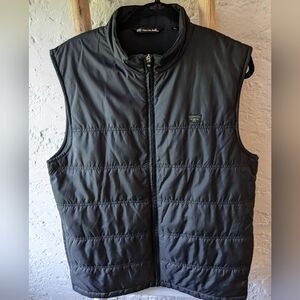 Travis Mathew Men's Puffer Golf Vest Black Size L